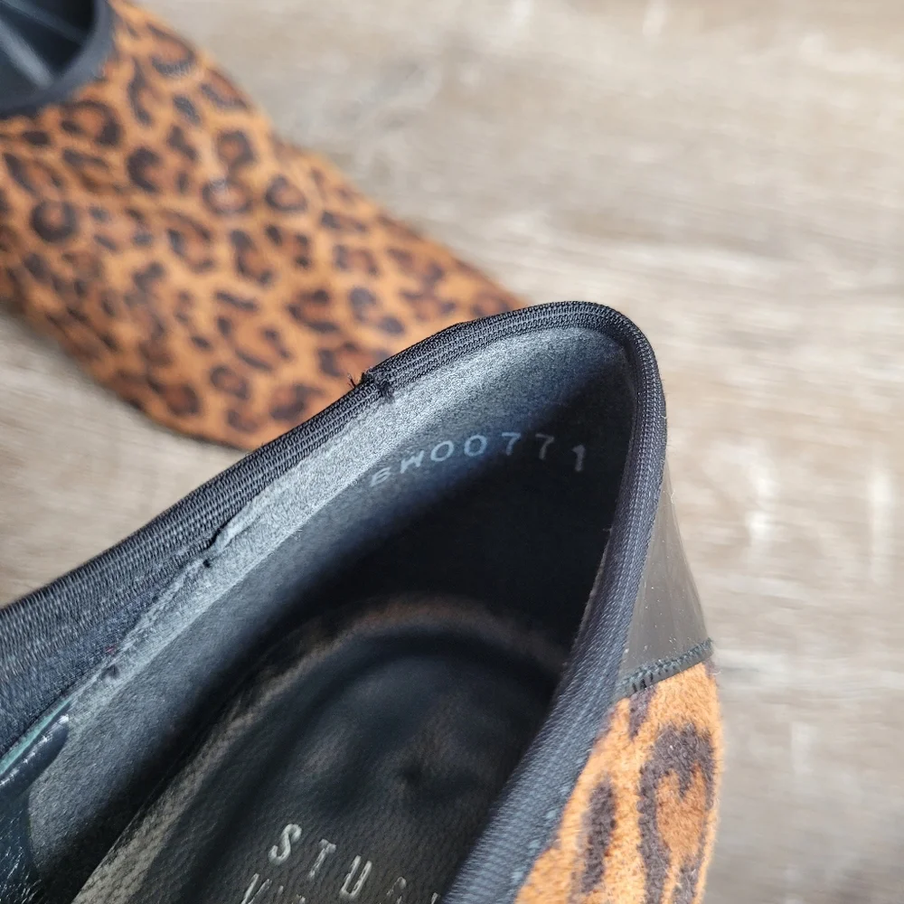 STUART WEITZMAN Leopard Print Bootie Size 8.5M
